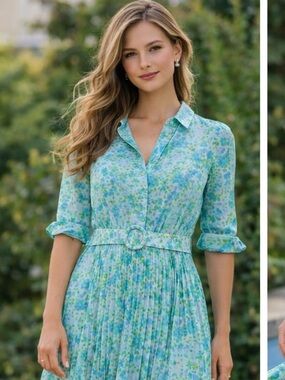 MNG floral print dress bloggers fav